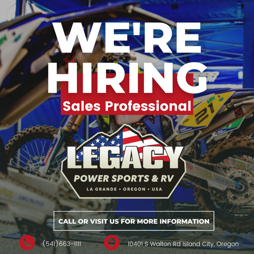 Join Our Team at Legacy Powersports & RV Careers in Island City, OR